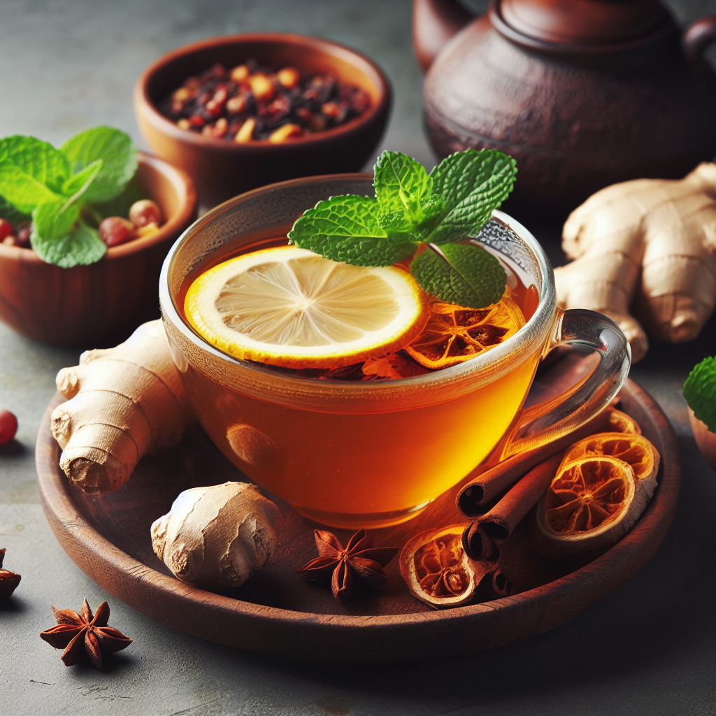 Té revitalizante con Cáscara Sagrada, Jengibre y Menta: Mejora tu digestión con esta deliciosa infusión