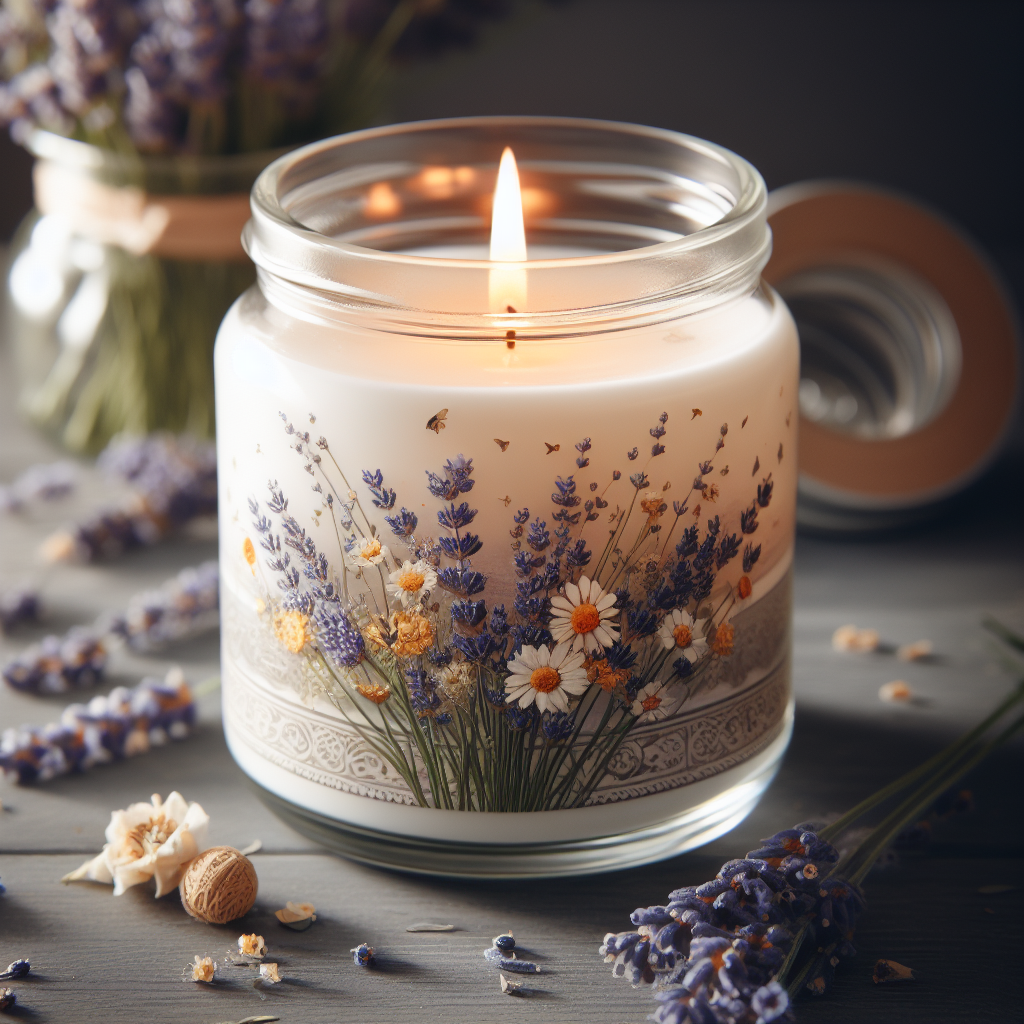 Serenidad en cada llama: Combina los Aceites Esenciales de la Valeriana, Manzanilla y Lavanda y crea tu propia vela aromática