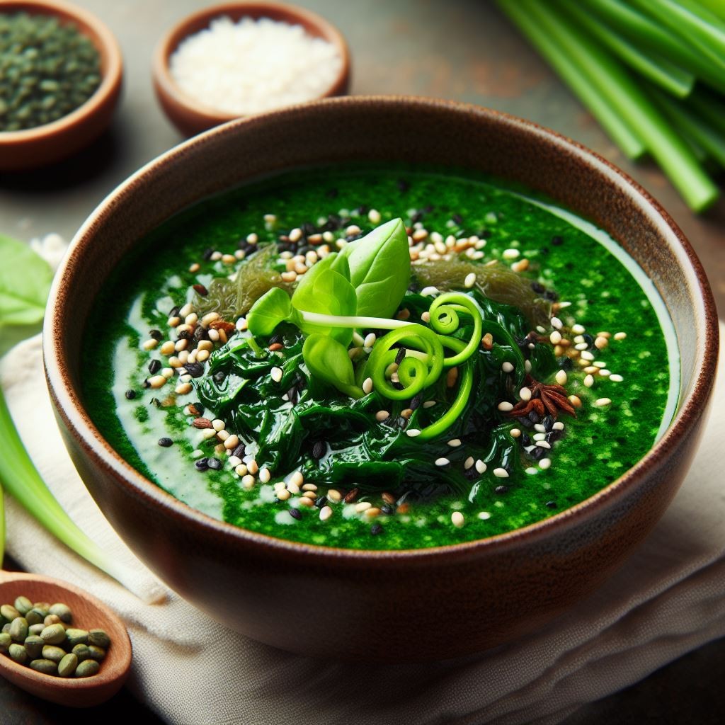 Sopa de Alga Chlorella: Una Receta Supernutritiva