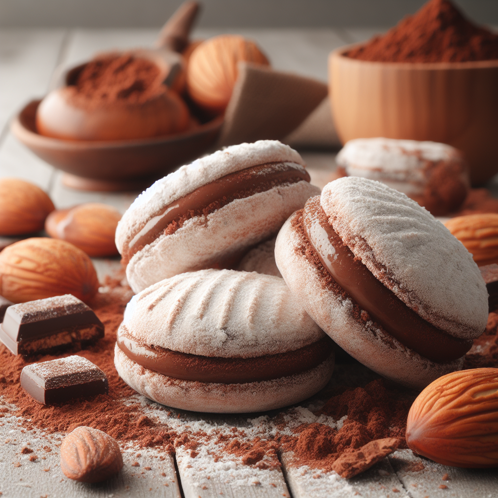 Delicias Nutritivas: Alfajores con Cacao en Polvo