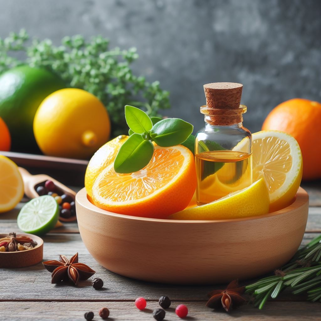 Fórmula Limpiadora para Vegetales y Frutas con los Aceites Esenciales del Limón o Naranja