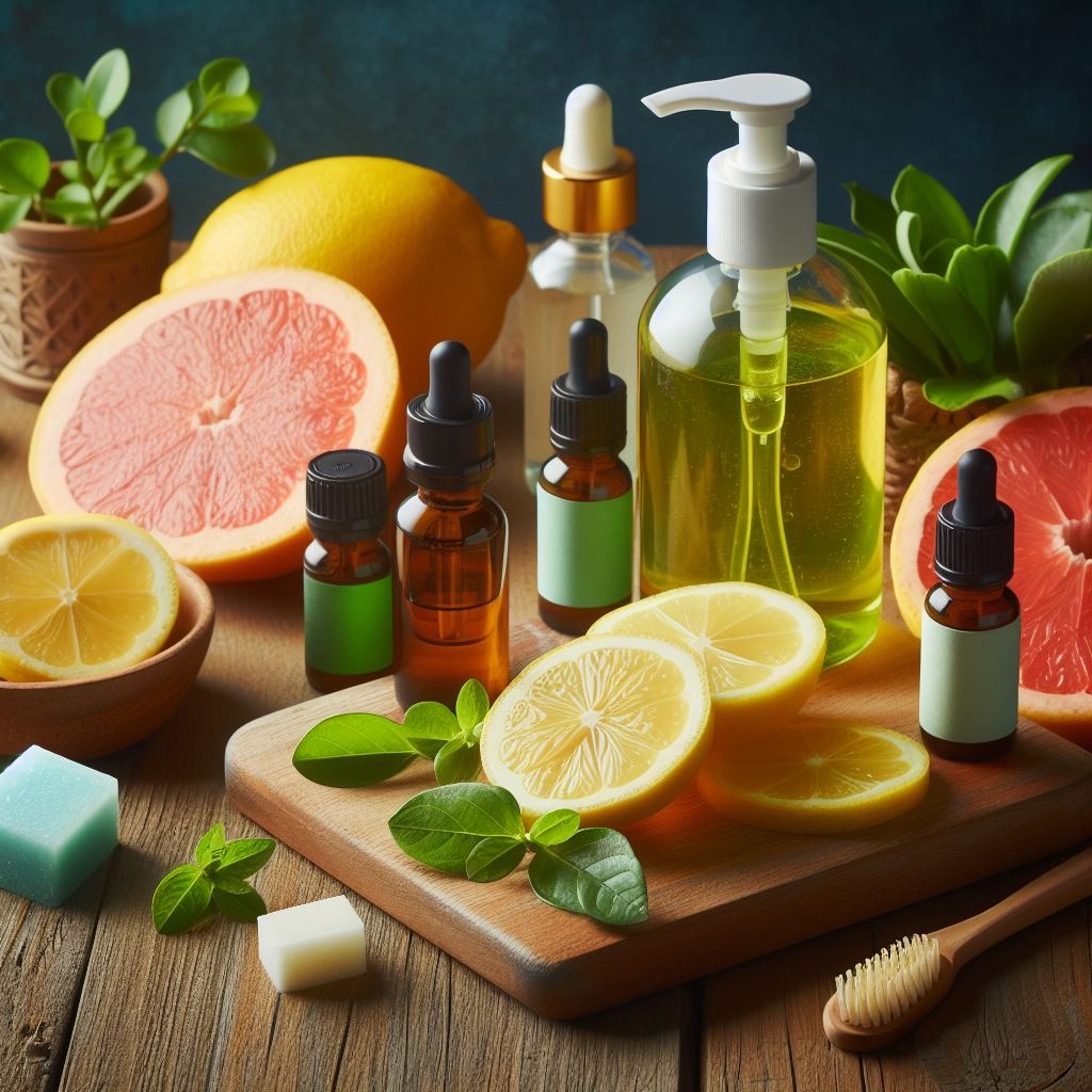 Desinfectante Natural de Limón, Limonaria y Toronja: Cuida tu hogar con un Aroma Cítrico 